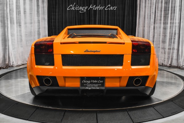 Used-2007-Lamborghini-Gallardo-Coupe-Arancio-Borealis-ONLY-11K-Miles-E-Gear-LOADED-with-Options