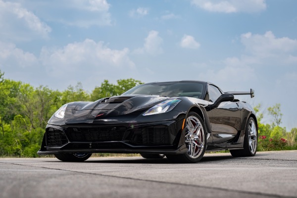 Used 2019 Chevrolet Corvette ZR1 3ZR coupe-loaded-ZTK TRACK PACK-ONLY 376 ORIGINAL MILES! for sale Sold at Chicago Motor Cars in West Chicago IL 60185 3