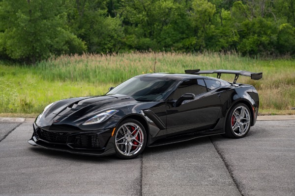 Used 2019 Chevrolet Corvette ZR1 3ZR coupe-loaded-ZTK TRACK PACK-ONLY 376 ORIGINAL MILES! for sale Sold at Chicago Motor Cars in West Chicago IL 60185 1