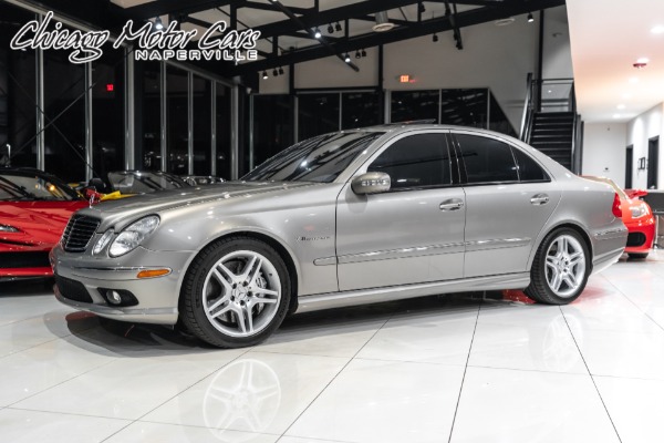 Used 2005 Mercedes-Benz E-Class E 55 AMG Sedan LOW Miles Supercharged V8! Lighting Pkg! EXCELLENT Condition for sale Sold at Chicago Motor Cars in West Chicago IL 60185 1