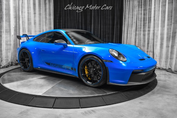 Used-2022-Porsche-911-GT3PccbFront-axle18-Way-SeatsShark-BlueCarbon-RoofPdls-Front-Ppf