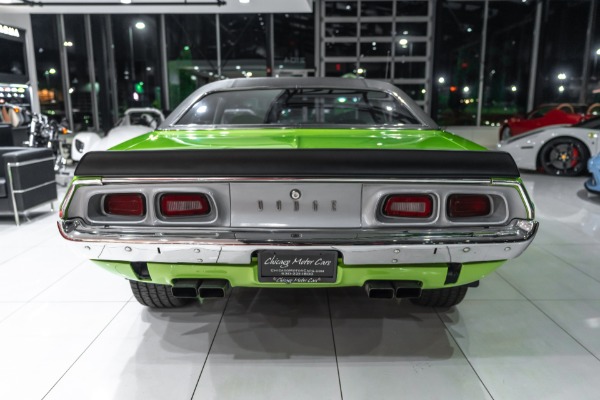 Used 1973 Dodge Challenger 340 4 Barrel! Sub-Lime! Numbers Matching Car! Motor Rebuild Complete! for sale Sold at Chicago Motor Cars in West Chicago IL 60185 4