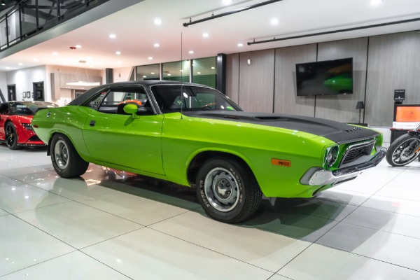 Used 1973 Dodge Challenger 340 4 Barrel! Sub-Lime! Numbers Matching Car! Motor Rebuild Complete! for sale Sold at Chicago Motor Cars in West Chicago IL 60185 6