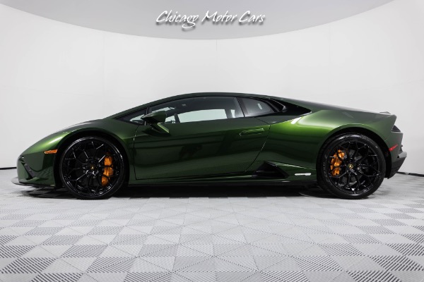 Used 2023 Lamborghini Huracan EVO!! ONLY 70 MILES!! AD PERSONAM! SPORT SEATS!! VERDE ERMES!! for sale Sold at Chicago Motor Cars in West Chicago IL 60185 2