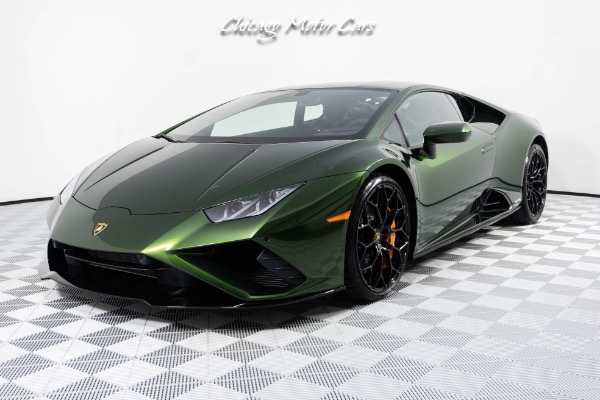 Used 2023 Lamborghini Huracan EVO!! ONLY 70 MILES!! AD PERSONAM! SPORT SEATS!! VERDE ERMES!! for sale Sold at Chicago Motor Cars in West Chicago IL 60185 5