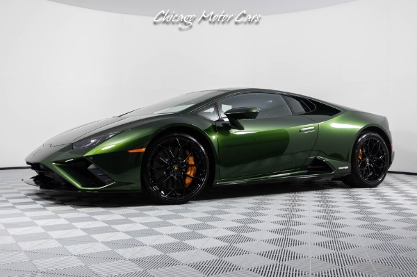 Used 2023 Lamborghini Huracan EVO!! ONLY 70 MILES!! AD PERSONAM! SPORT SEATS!! VERDE ERMES!! for sale Sold at Chicago Motor Cars in West Chicago IL 60185 1
