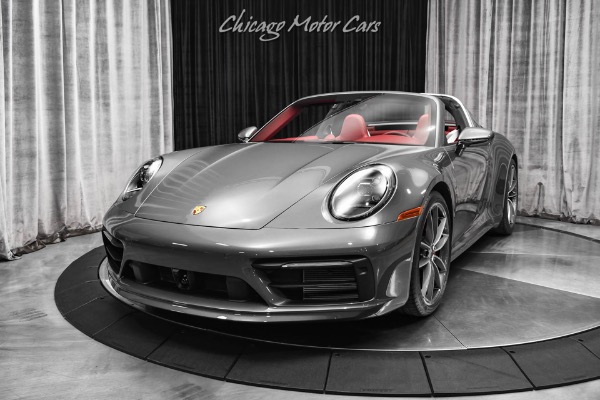 Used 2022 Porsche 911 Targa 4S! Hot Combo! 18-Way Sport Seats! Only 5k miles! Sport Chrono Pkg! for sale Sold at Chicago Motor Cars in West Chicago IL 60185 2
