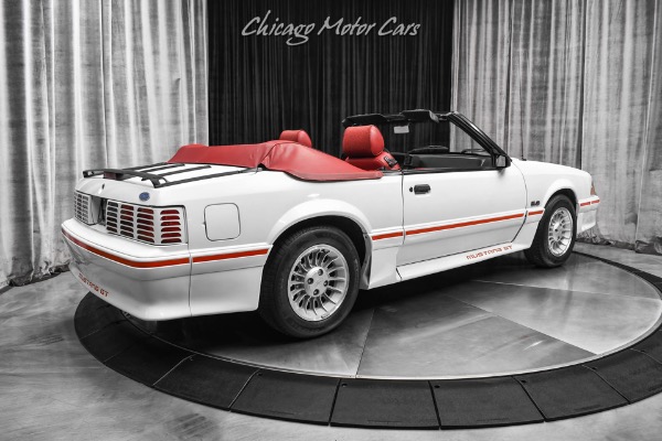 Used 1987 Ford Mustang 5.0 GT Convertible 2 Owner Auto Window Sticker Low Miles Service Records for sale Sold at Chicago Motor Cars in West Chicago IL 60185 5