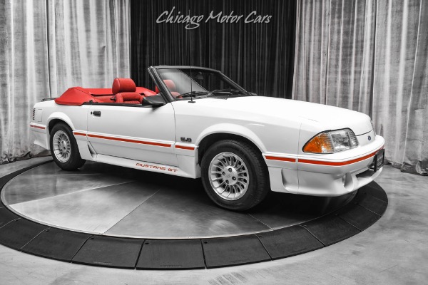 Used 1987 Ford Mustang 5.0 GT Convertible 2 Owner Auto Window Sticker Low Miles Service Records for sale Sold at Chicago Motor Cars in West Chicago IL 60185 6