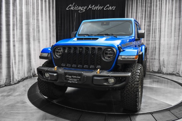 Used 2022 Jeep Wrangler Unlimited Rubicon 392 Sky One Touch Roof 35 Inch Xtreme Recon Wheels Loaded for sale Sold at Chicago Motor Cars in West Chicago IL 60185 2