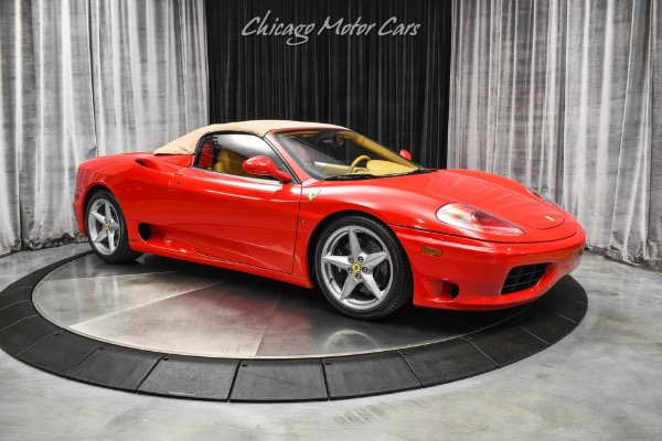 Used-2001-Ferrari-360-Spider-Daytona-Power-Seats-Scuderia-Shields-Serviced---New-Tires-Full-Front-PPF