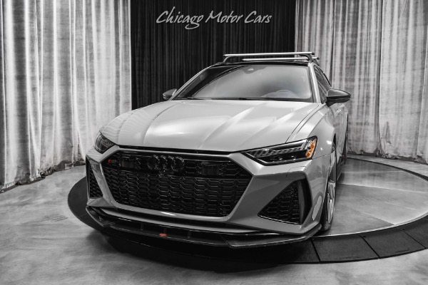 Used 2021 Audi RS 6 Avant 4.0T quattro Avant Exterior Carbon Fiber $25k+ Upgrades LOADED for sale Sold at Chicago Motor Cars in West Chicago IL 60185 2