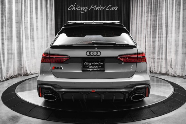 Used 2021 Audi RS 6 Avant 4.0T quattro Avant Exterior Carbon Fiber $25k+ Upgrades LOADED for sale Sold at Chicago Motor Cars in West Chicago IL 60185 4
