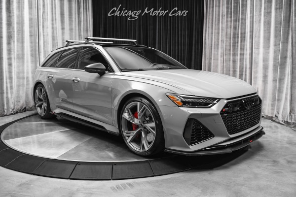 Used 2021 Audi RS 6 Avant 4.0T quattro Avant Exterior Carbon Fiber $25k+ Upgrades LOADED for sale Sold at Chicago Motor Cars in West Chicago IL 60185 6