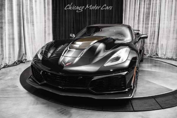 Used 2019 Chevrolet Corvette ZR1 3ZR Loads of Carbon Fiber Only 7K Miles Perfect Condition for sale Sold at Chicago Motor Cars in West Chicago IL 60185 2