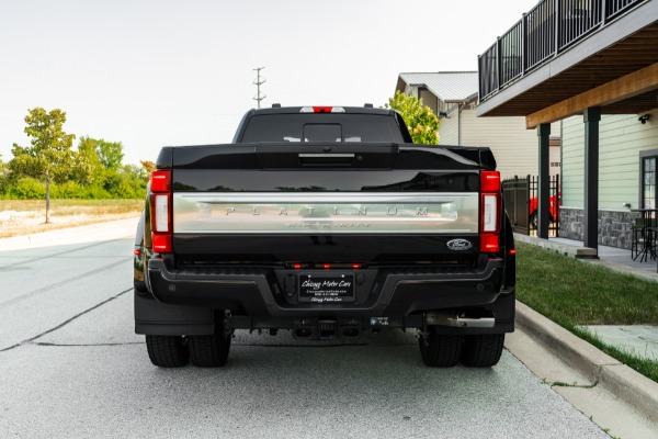Used 2022 Ford F-450 Super Duty Platinum 4x4 Crew Cab Pickup ONLY 2K Miles! Power Stroke 6.7L Turbo Diesel! for sale Sold at Chicago Motor Cars in West Chicago IL 60185 4
