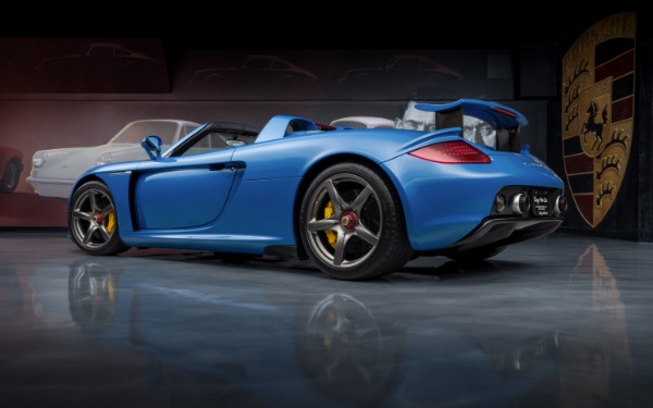 Used 2004 Porsche Carrera GT Only 3146 Miles! Completely Serviced! Luggage! Speedster Blue! for sale Sold at Chicago Motor Cars in West Chicago IL 60185 3