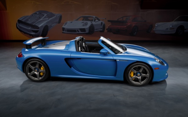 Used-2004-Porsche-Carrera-GT-Only-2267-Miles-Completely-Serviced-Luggage-Speedster-Blue