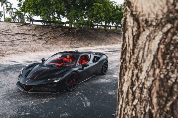 Used 2022 Ferrari SF90 Stradale ONLY 2K Miles! FULL PPF! Carbon Wheels! HOTTEST Spec! Carbon Race Seats! for sale Sold at Chicago Motor Cars in West Chicago IL 60185 2