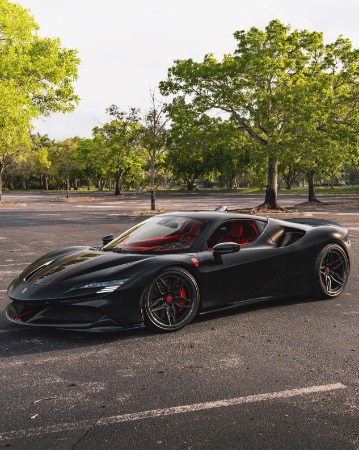 Used 2022 Ferrari SF90 Stradale ONLY 2K Miles! FULL PPF! Carbon Wheels! HOTTEST Spec! Carbon Race Seats! for sale Sold at Chicago Motor Cars in West Chicago IL 60185 3