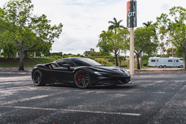 Used 2022 Ferrari SF90 Stradale ONLY 2K Miles! FULL PPF! Carbon Wheels! HOTTEST Spec! Carbon Race Seats! for sale Sold at Chicago Motor Cars in West Chicago IL 60185 6