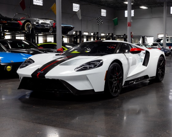 Used 2020 Ford GT RARE Frozen White! Ext Carbon Pkg! Carbon Graphics PKG! ONLY 500 Miles! for sale Sold at Chicago Motor Cars in West Chicago IL 60185 1