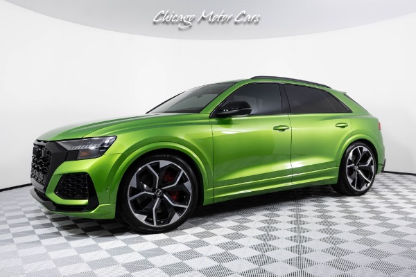 Used 2021 Audi RS Q8 4.0 T Quattro RARE JAVA GREEN AUDI EXCLUSIVE COLOR! B&O 3D AUDIO! SPORT EXHAUST for sale Sold at Chicago Motor Cars in West Chicago IL 60185 1