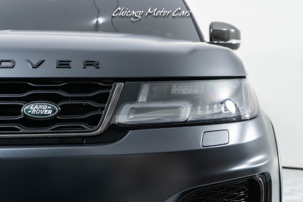Used-2020-Land-Rover-Range-Rover-Sport-SVR-SVO-Pallette-Satin-Black-Vossen-Wheels-Red-Interior-Quicksilver-Exhaust