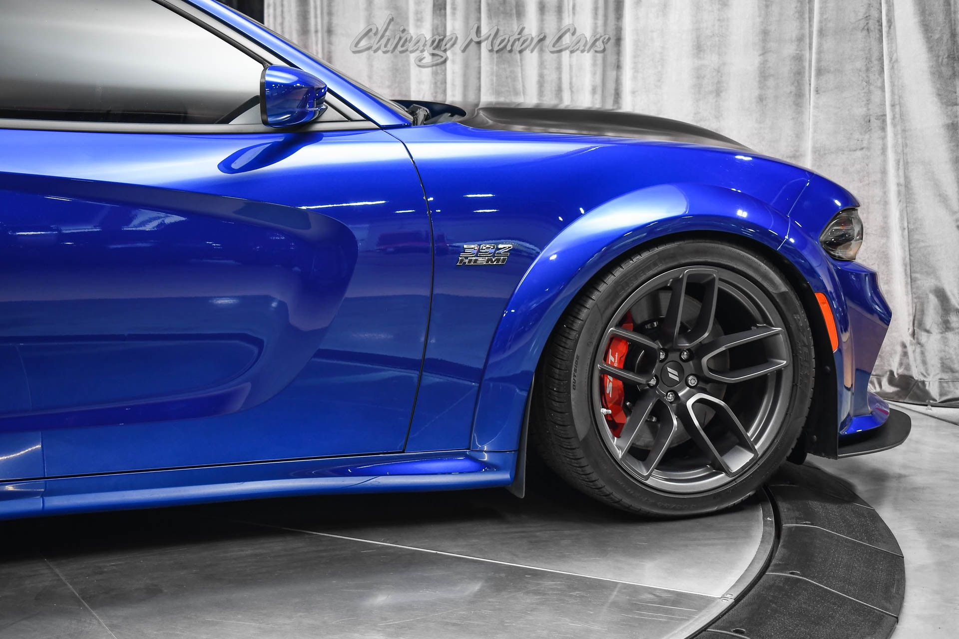 Used-2021-Dodge-Charger-Scat-Pack-Widebody-Indigo-Blue-Tastefully-Upgraded-MBRP-Exhaust-Carbon
