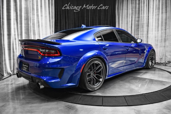 Used-2021-Dodge-Charger-Scat-Pack-Widebody-Indigo-Blue-Tastefully-Upgraded-MBRP-Exhaust-Carbon