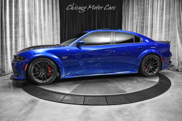 Used 2021 Dodge Charger Scat Pack Widebody! Indigo Blue! Tastefully Upgraded! MBRP Exhaust! Carbon for sale Sold at Chicago Motor Cars in West Chicago IL 60185 1