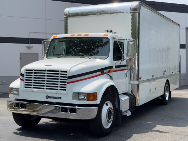 Used 1998 International 4700 Custom Box Truck-SHOP CONFIGURATION-CABINETRY-LOW MILES for sale Sold at Chicago Motor Cars in West Chicago IL 60185 3