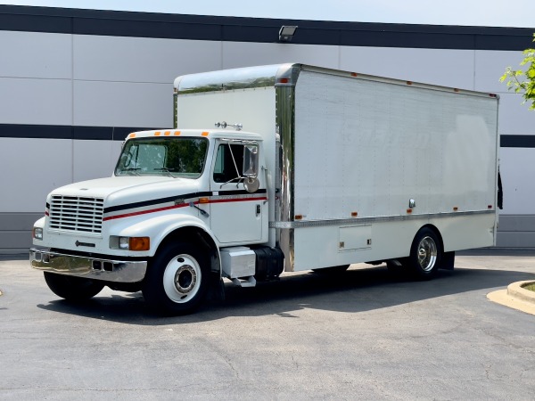 Used 1998 International 4700 Custom Box Truck-SHOP CONFIGURATION-CABINETRY-LOW MILES for sale Sold at Chicago Motor Cars in West Chicago IL 60185 1