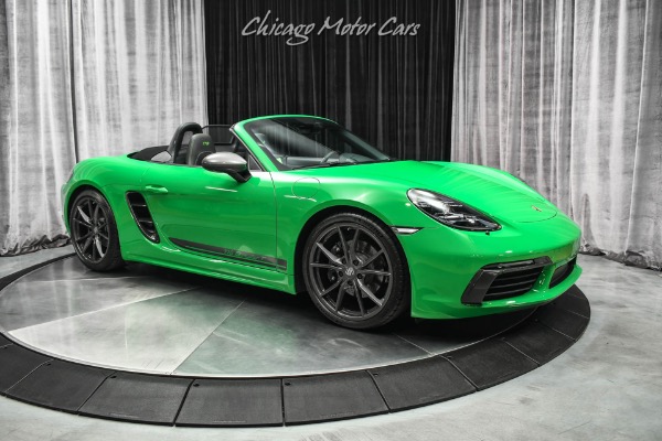 Used 2021 Porsche 718 Boxster T Convertible Python Green! 6-Speed Manual! Premium Pkg! 718 Interior Pkg! for sale Sold at Chicago Motor Cars in West Chicago IL 60185 6