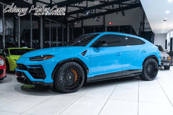 Used 2022 Lamborghini Urus HUGE Msrp! Blu Cepheus! Full Body PPF! Akrapovic Exhaust! AL13 Wheels! for sale Sold at Chicago Motor Cars in West Chicago IL 60185 1