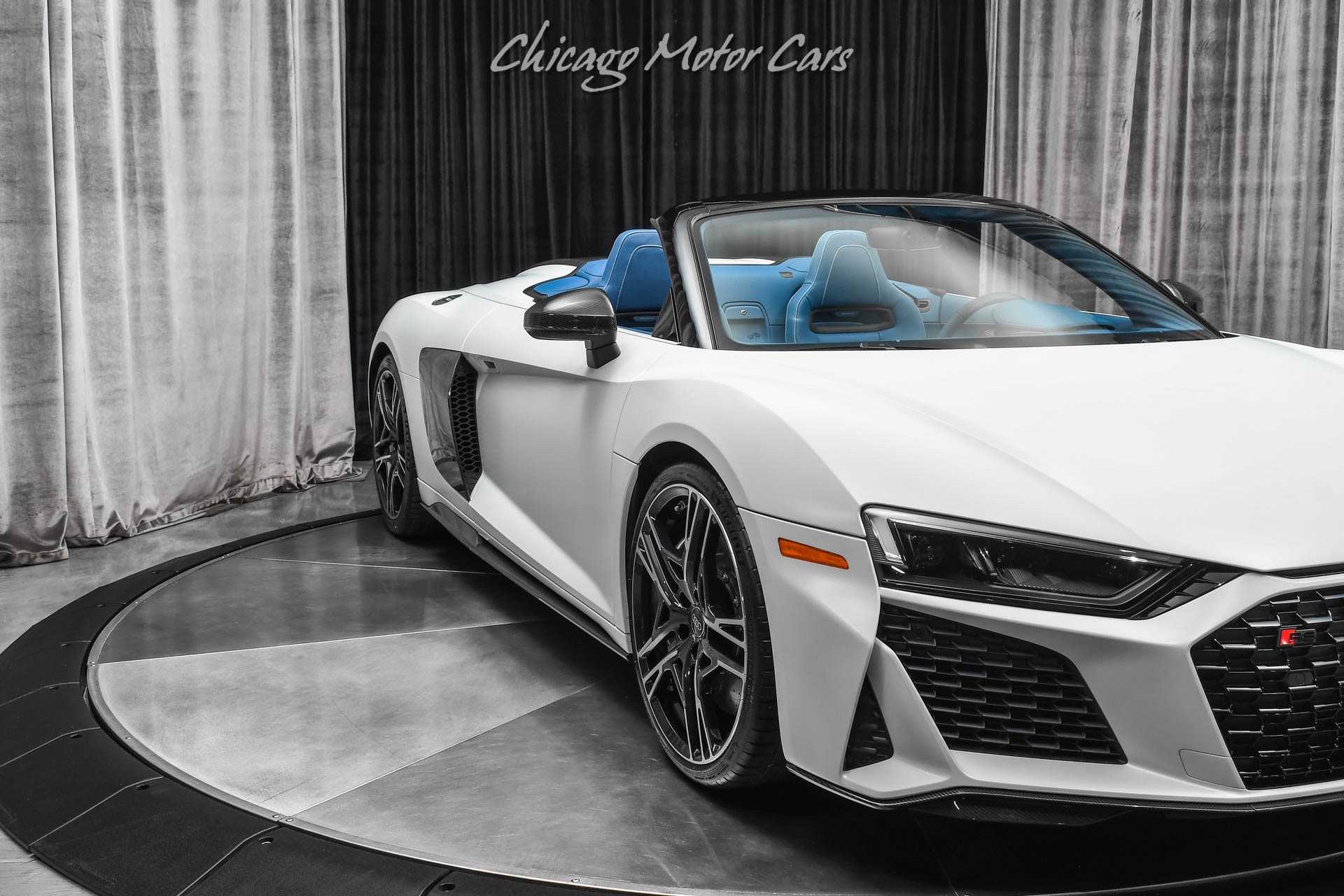 Used-2023-Audi-R8-V10-Performance-Spyder-11-Build-Factory-MatteWhite-Discontinued-Production