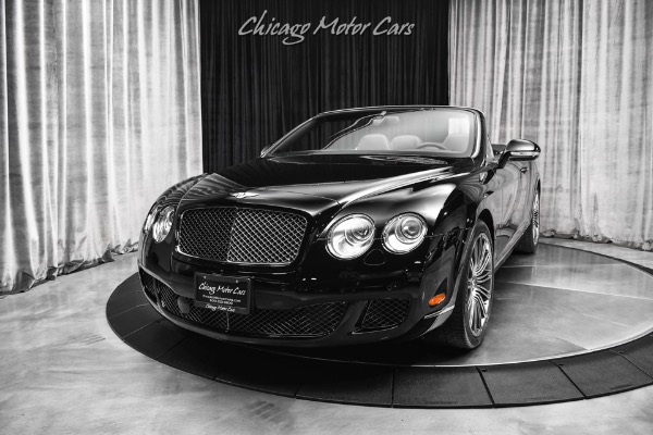 Used 2011 Bentley Continental GTC Speed Convertible W12! AWD! Triple Black! Convenience Pkg ONLY 9K Miles for sale Sold at Chicago Motor Cars in West Chicago IL 60185 2