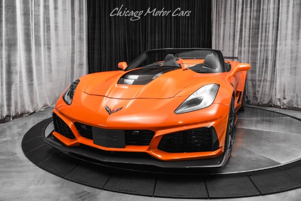 Used 2019 Chevrolet Corvette ZR1 3ZR Convertible Sebring Orange Design Pkg! ONLY 70 Miles! Collector Car for sale Sold at Chicago Motor Cars in West Chicago IL 60185 2