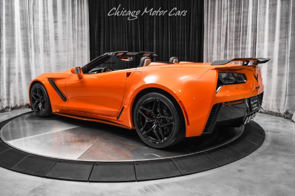 Used 2019 Chevrolet Corvette ZR1 3ZR Convertible Sebring Orange Design Pkg! ONLY 70 Miles! Collector Car for sale Sold at Chicago Motor Cars in West Chicago IL 60185 3