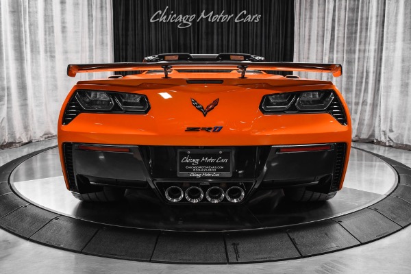 Used 2019 Chevrolet Corvette ZR1 3ZR Convertible Sebring Orange Design Pkg! ONLY 70 Miles! Collector Car for sale Sold at Chicago Motor Cars in West Chicago IL 60185 4