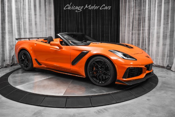 Used 2019 Chevrolet Corvette ZR1 3ZR Convertible Sebring Orange Design Pkg! ONLY 70 Miles! Collector Car for sale Sold at Chicago Motor Cars in West Chicago IL 60185 6