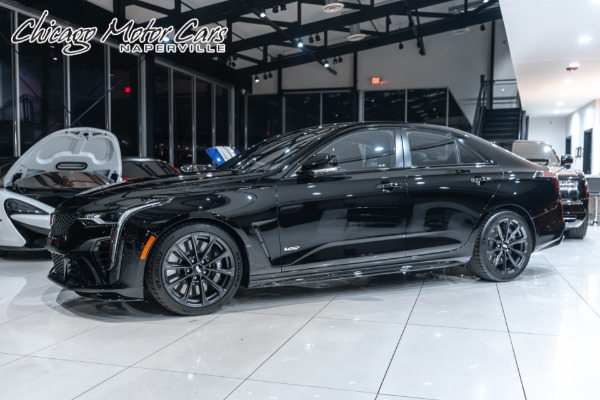 Used 2023 Cadillac CT4-V Blackwing Sedan Only 177 Miles! Tech Pkg! Performance Data Recorder! for sale Sold at Chicago Motor Cars in West Chicago IL 60185 1