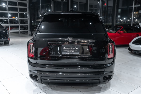 Used 2023 Rolls-Royce Cullinan Black Badge Original MSRP $491,750+ Mandarin Orange Interior Carbon FIBER! for sale Sold at Chicago Motor Cars in West Chicago IL 60185 4