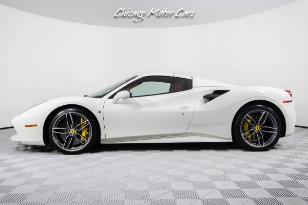 Used 2019 Ferrari 488 Spider SPORT EXHAUST! TONS OF CARBON! RACING SEATS! HOT COLOR COMBO! RED INTERIOR! for sale Sold at Chicago Motor Cars in West Chicago IL 60185 2
