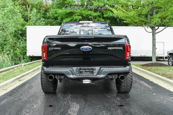 Used 2017 Ford F-150 Raptor Lifted Suspension Vision Wheels Nitto Tires for sale Sold at Chicago Motor Cars in West Chicago IL 60185 4