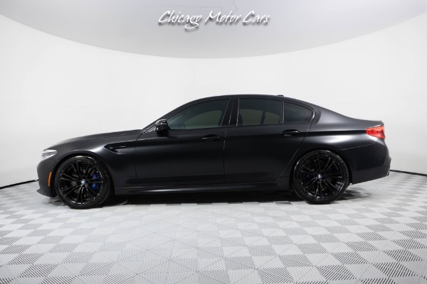 Used 2019 BMW M5 COMPETITION EXECUTIVE PACKAGE FROZEN BLACK METALLIC FULL PPF SPORT EXHAUST for sale Sold at Chicago Motor Cars in West Chicago IL 60185 2