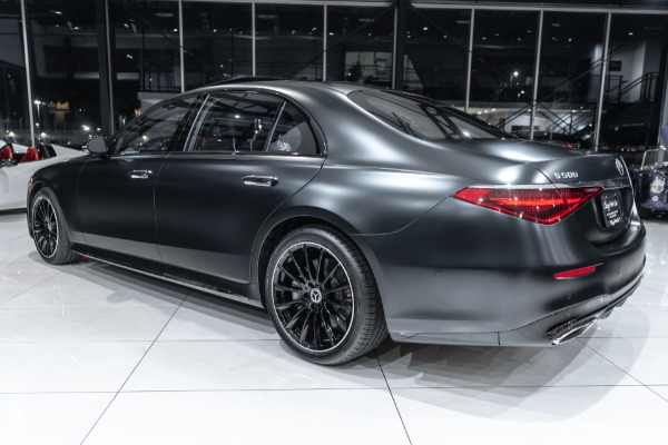 Used 2023 Mercedes-Benz S500 4Matic AMG Line! RARE Factory Matte Black! AMG Wheels! $133K+ MSRP! LOADED! for sale Sold at Chicago Motor Cars in West Chicago IL 60185 3