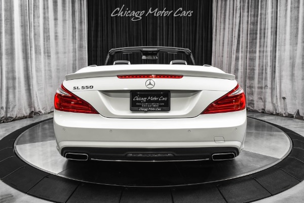 Used 2015 Mercedes-Benz SL550 Convertible White Arrow Edition! Only 23k Miles & Serviced! Designo Paint! for sale Sold at Chicago Motor Cars in West Chicago IL 60185 4