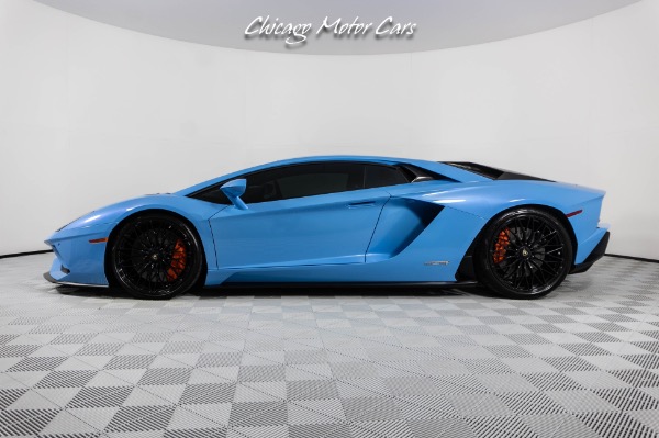 Used 2018 Lamborghini Aventador S LP740-4 DME Stage 2! Full PPF! IPE Exhaust! Blu Cepheus! Loaded! for sale Sold at Chicago Motor Cars in West Chicago IL 60185 2