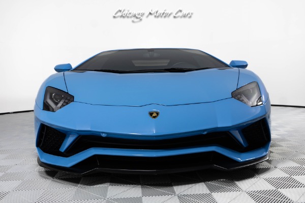Used 2018 Lamborghini Aventador S LP740-4 DME Stage 2! Full PPF! IPE Exhaust! Blu Cepheus! Loaded! for sale Sold at Chicago Motor Cars in West Chicago IL 60185 6